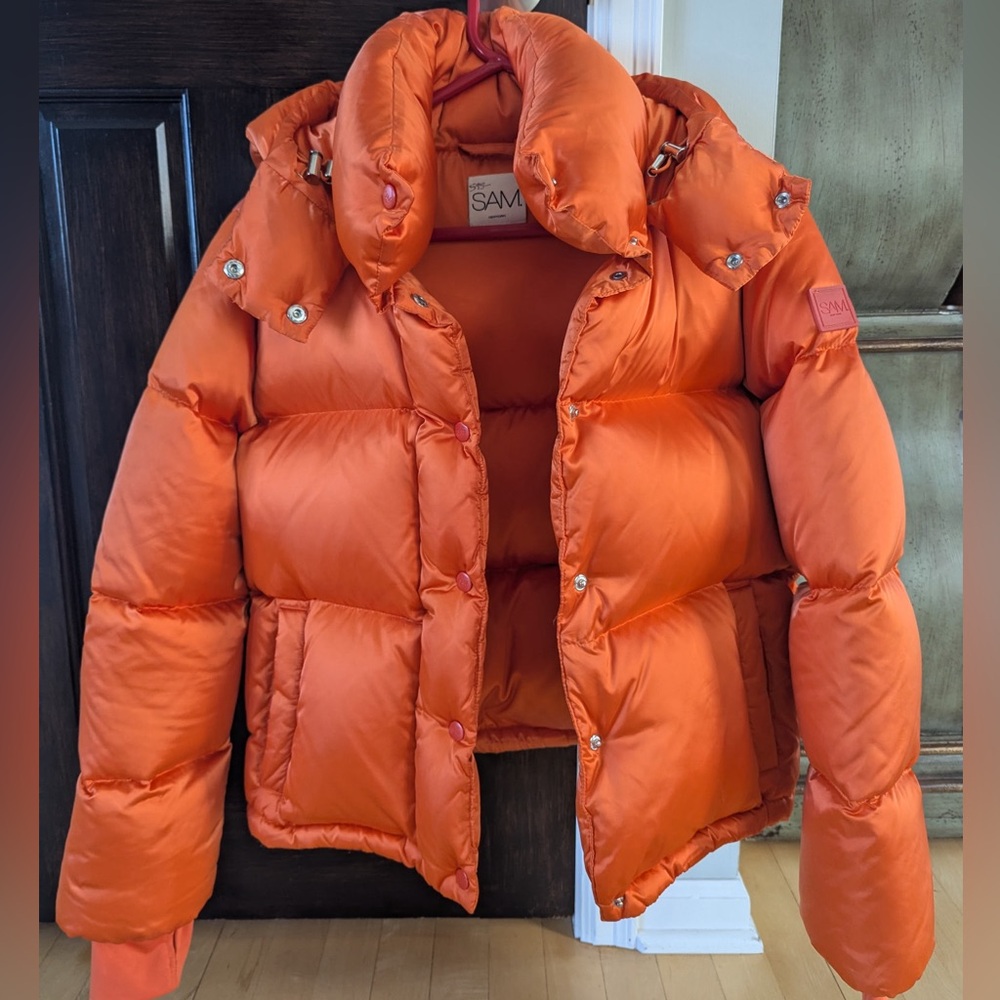 SAM. Orange Winter Puffer Jacket